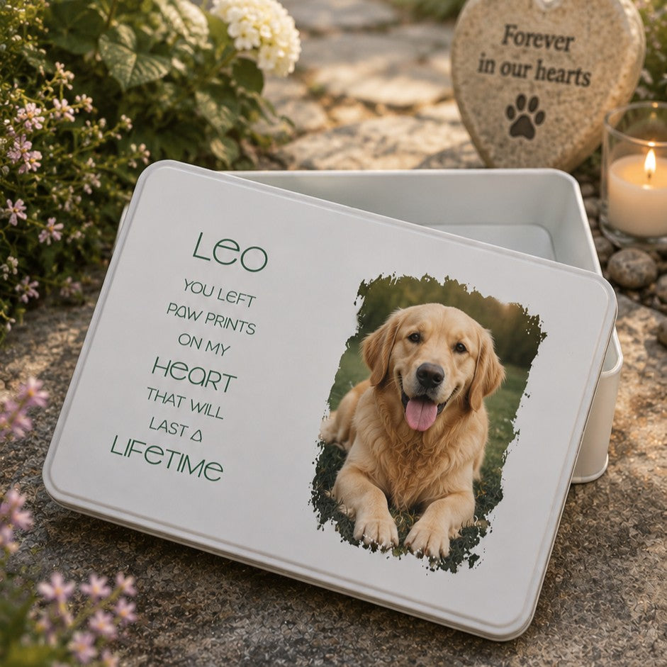 pet memorial keepsake box