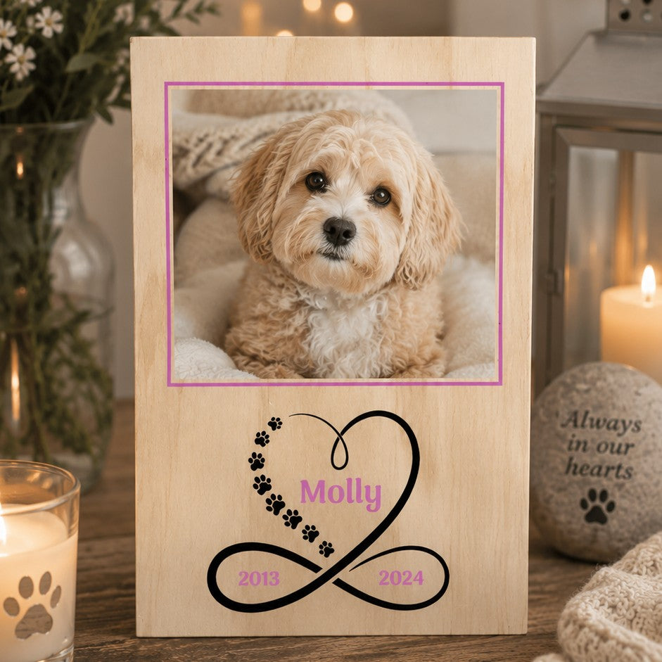 pet memorial photo keepsake

