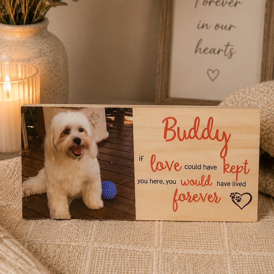 pet memorial photo gift