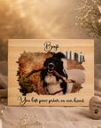 dog memorial photo