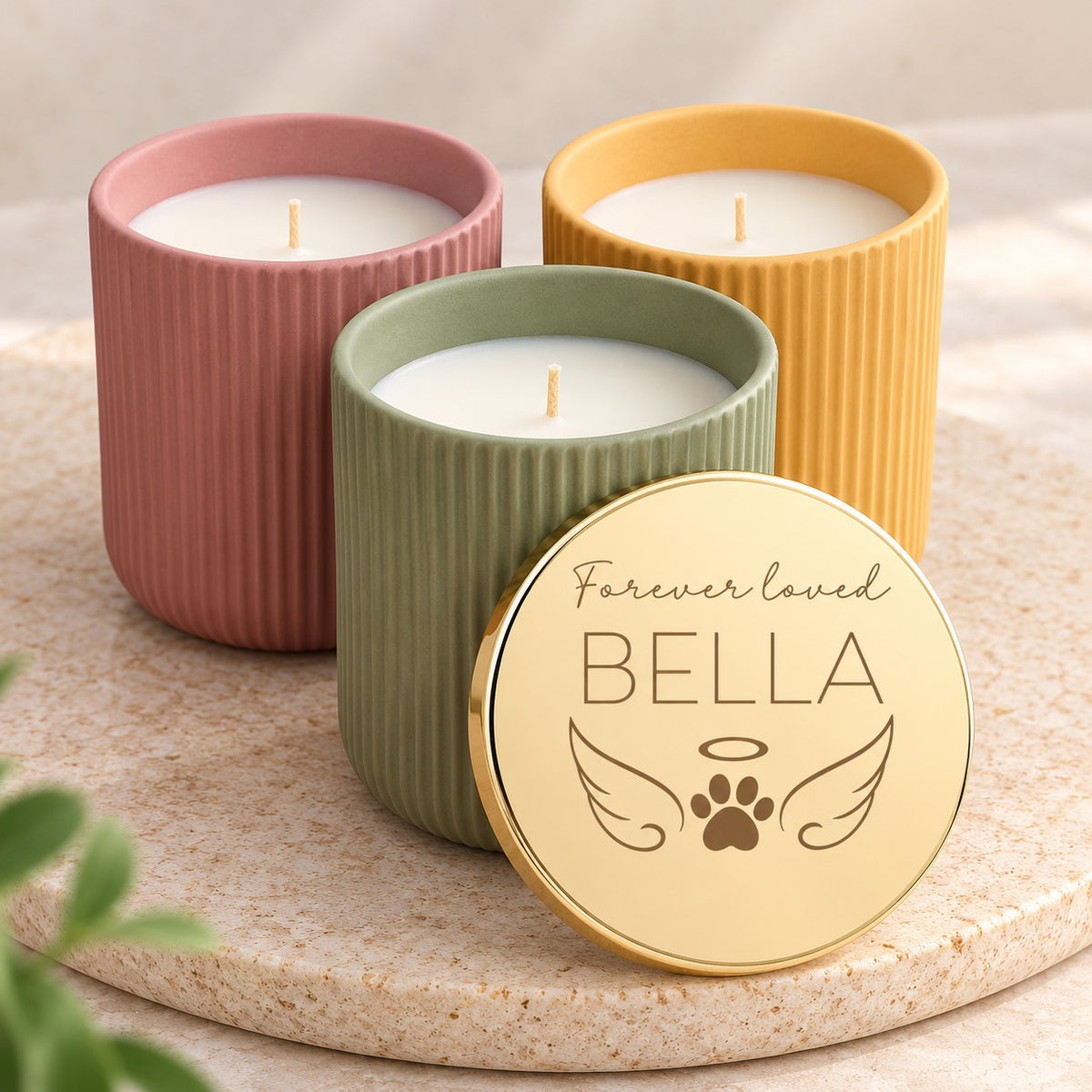 pet memorial candle