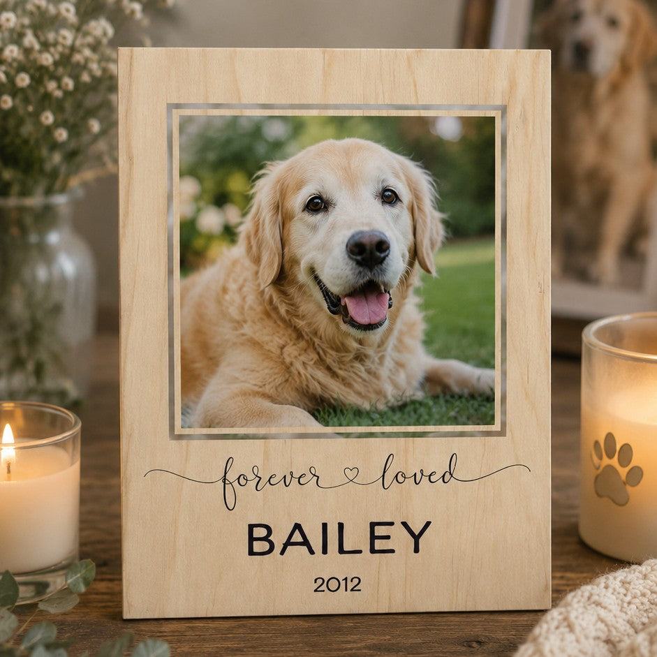 pet loss photo keepsake