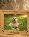 pet memorial photo frame, pet sympathy gift