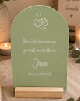 Memorial Plaque - Lived Forever
