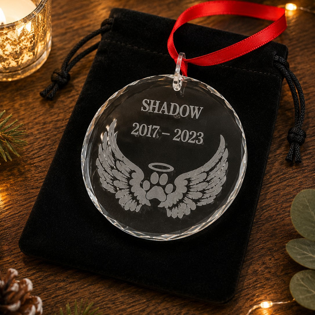 pet ornament in gift bag