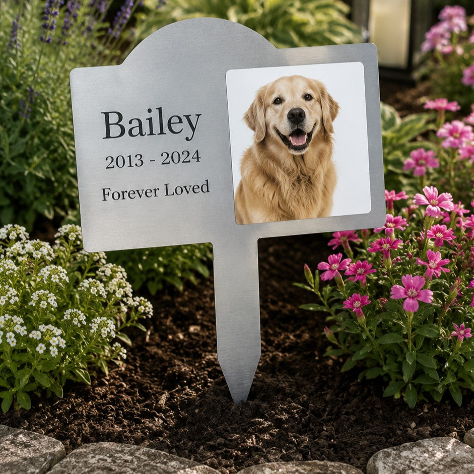 pet memorial garden stake