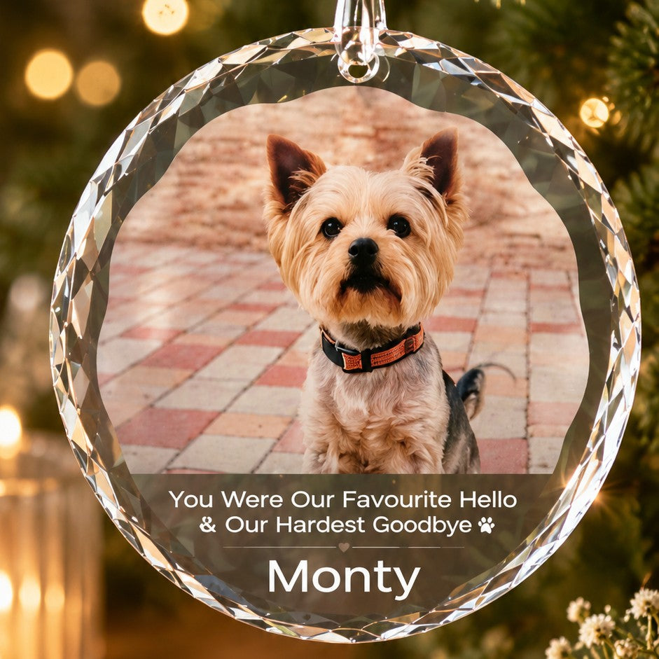 pet ornament with photo