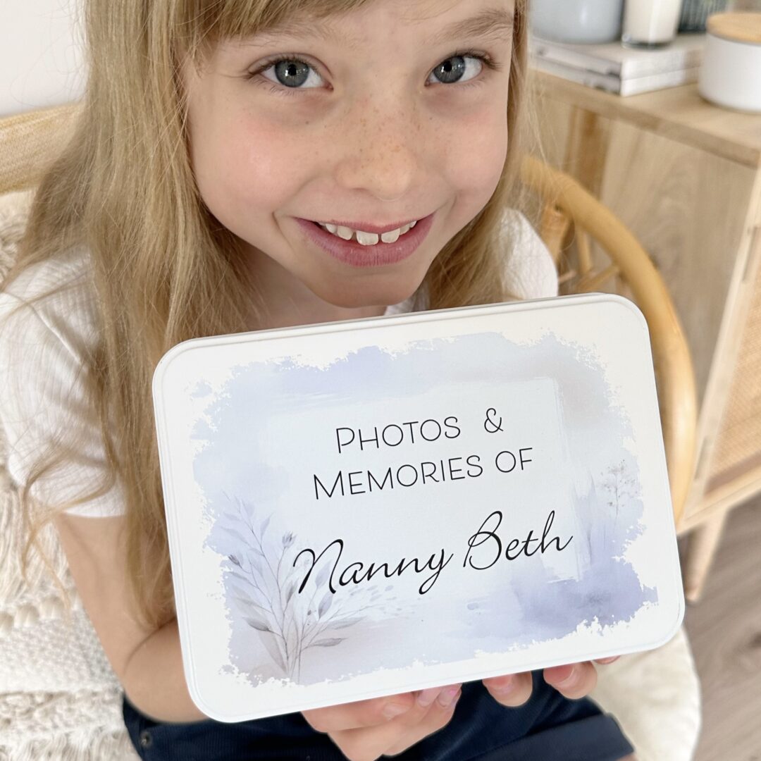 Memorial keepsake box