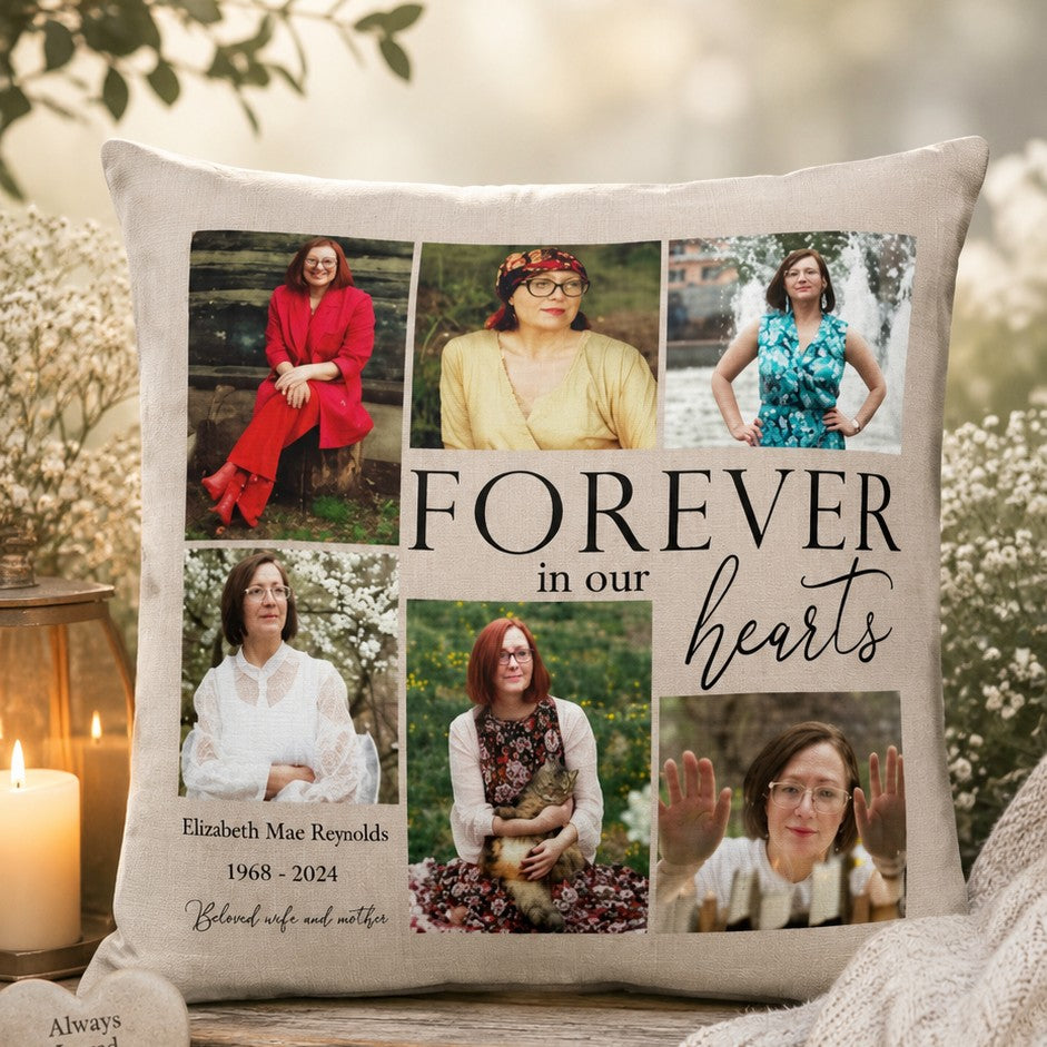 photo pillow memorial keepsake
