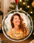 photo memorial ornament for Christmas