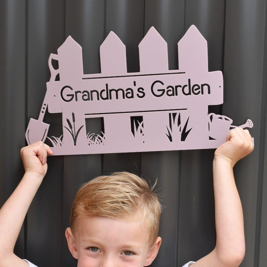 personalised garden sign