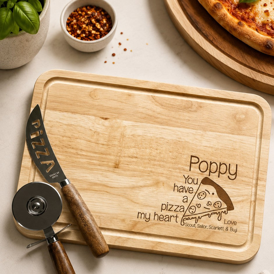 pizza board gift set