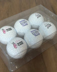 printed golf balls boxed