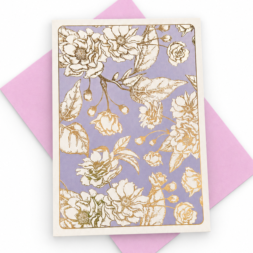 thank you card floral