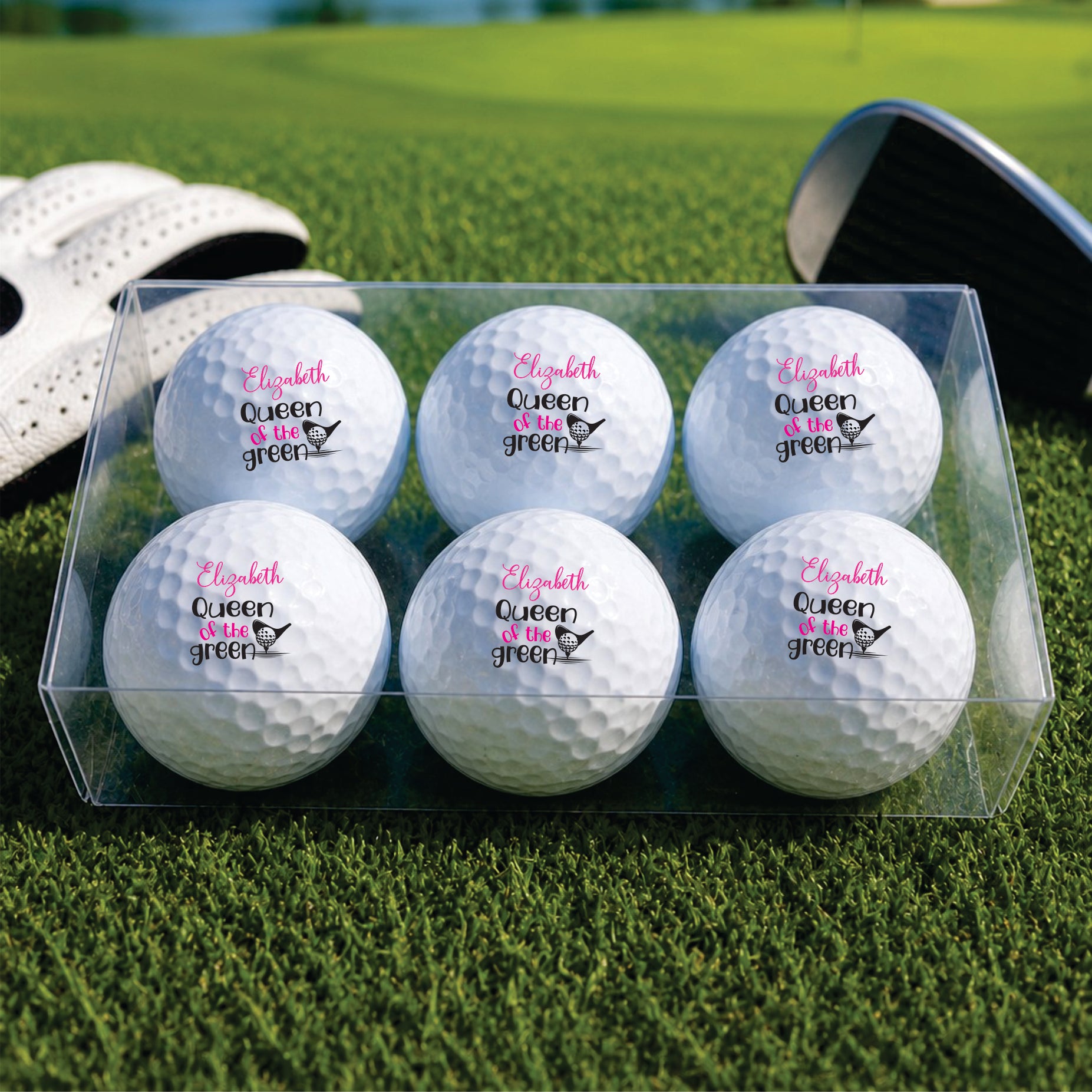 golf balls custom wording
