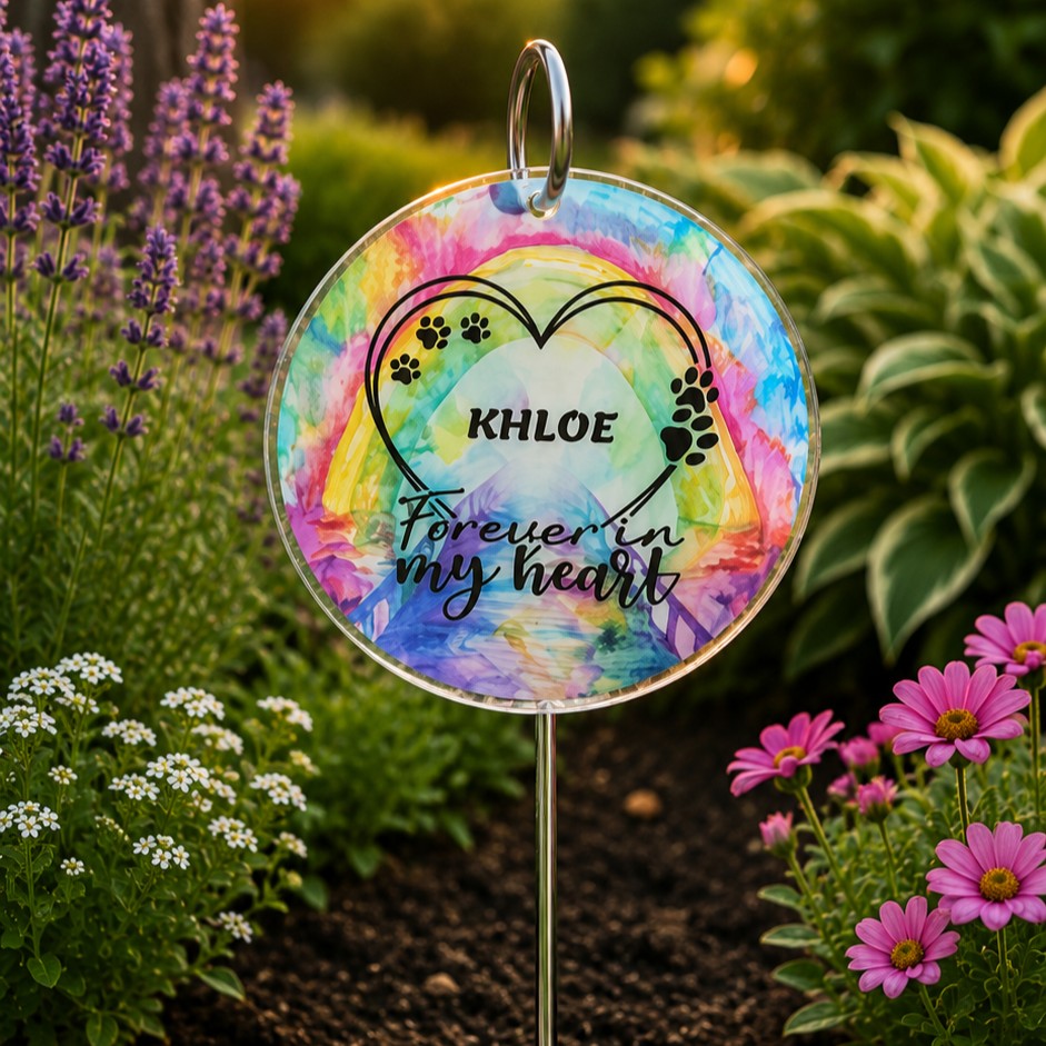 pet memorial garden sign