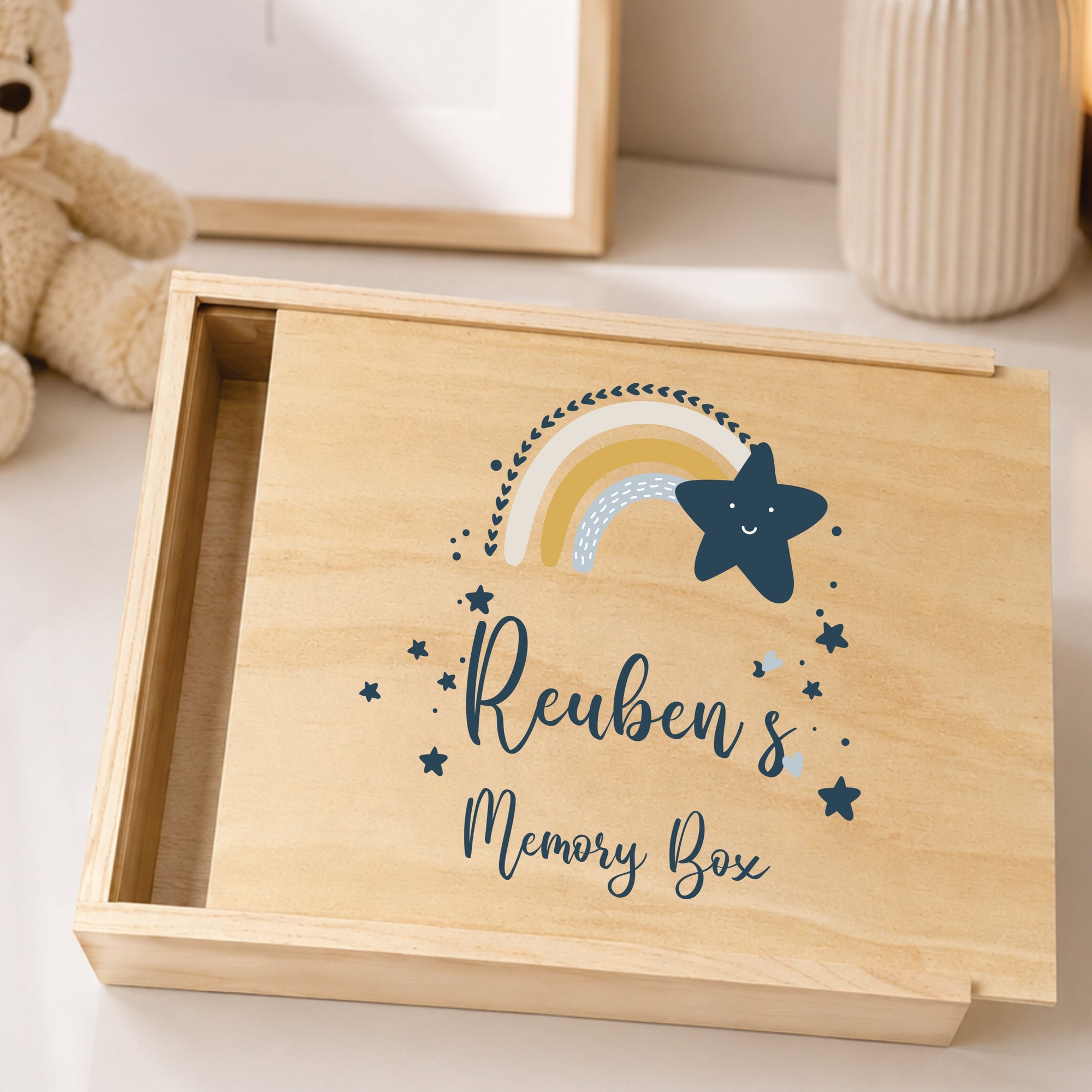 Rainbow Star - Personalised Box