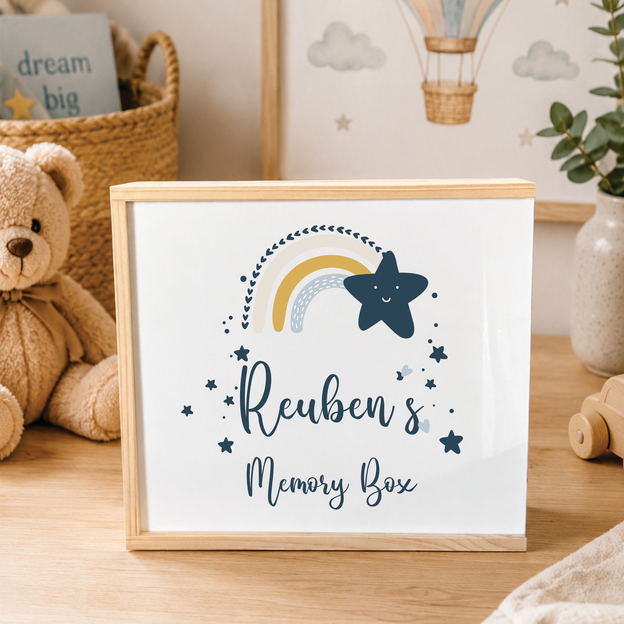 Rainbow Star - Personalised Box