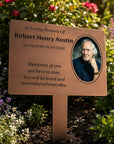 memorial garden sign