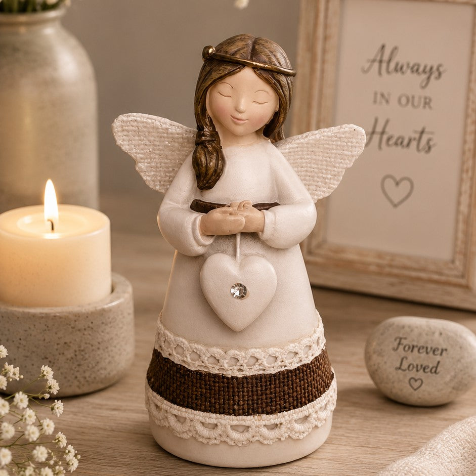 angel with heart