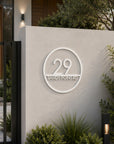 house address sign