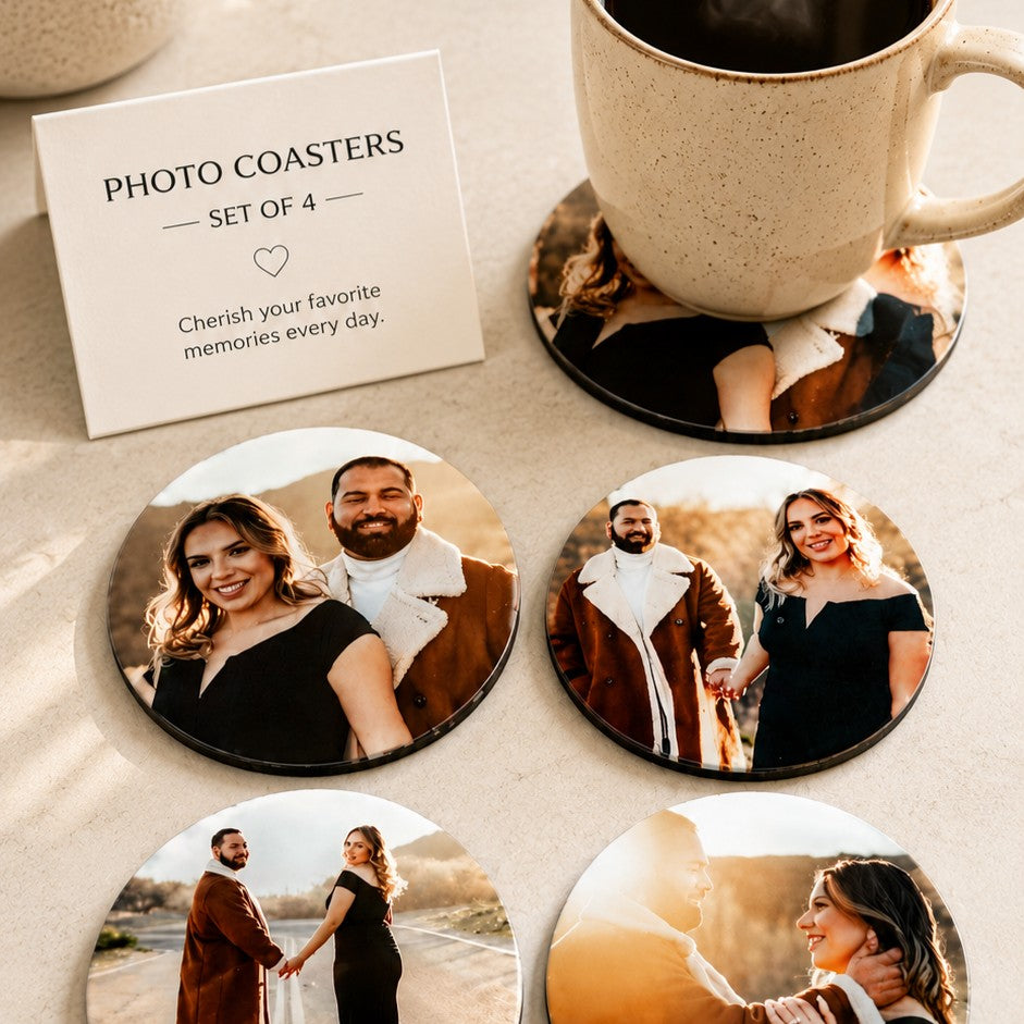photo magnets round