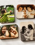 photo magnets wooden
