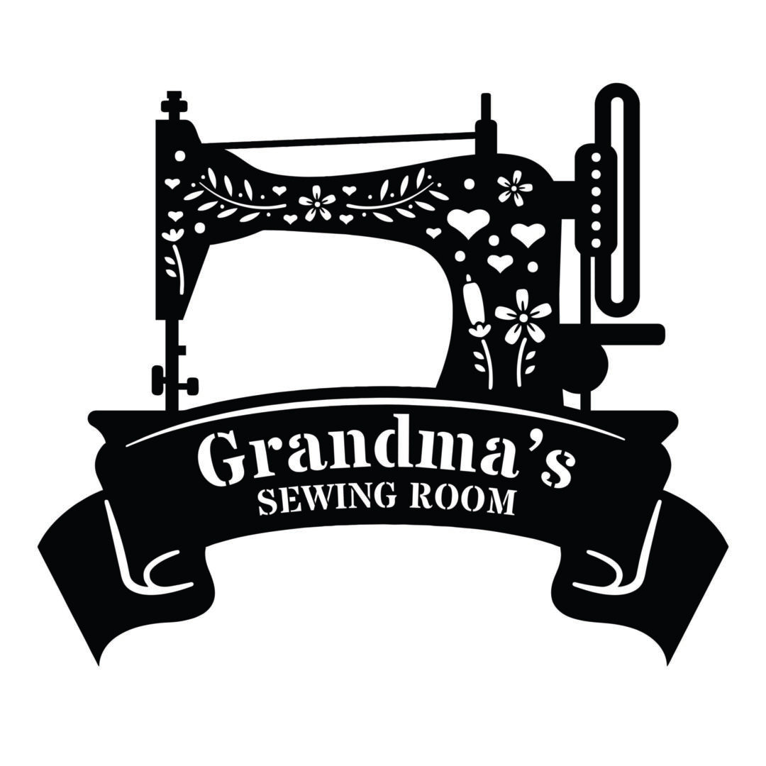 personalised sewing sign