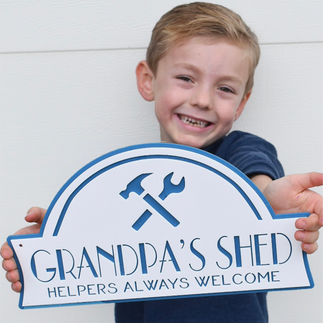 personalised shed sign