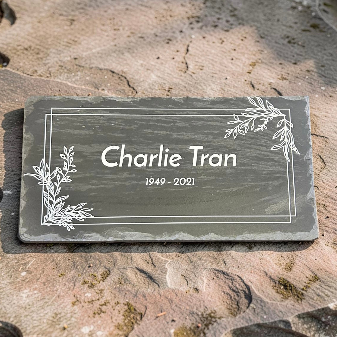 stone memorial plaque