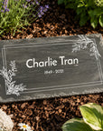 custom name slate plaque