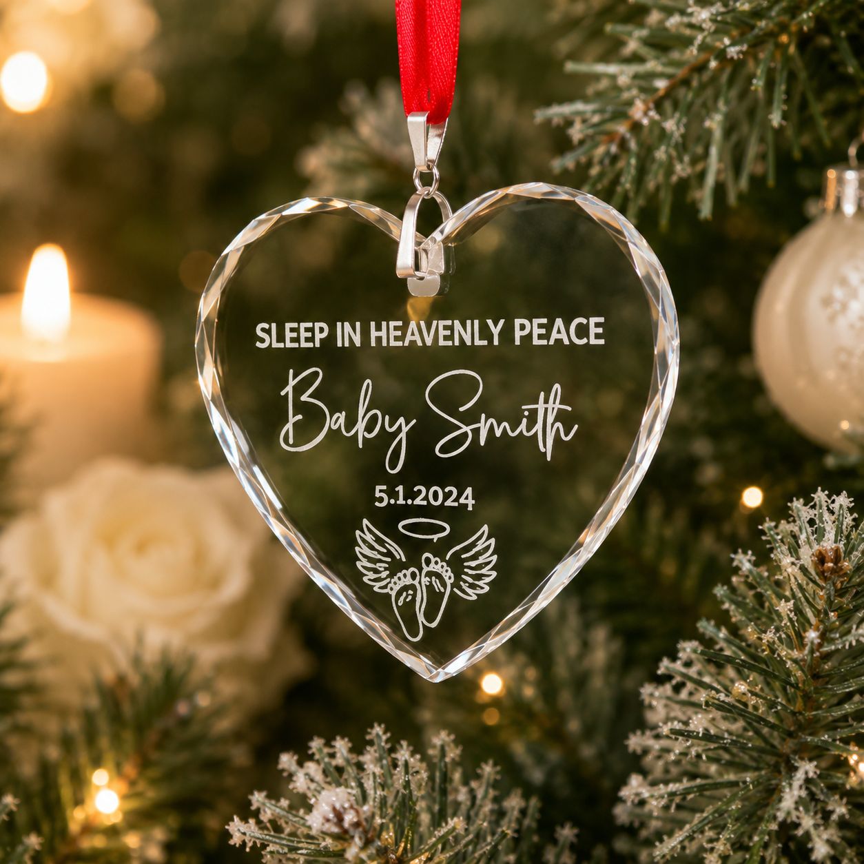 baby loss memorial ornament