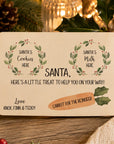 personalised santa plate