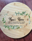 Bamboo Spinning Cheese Set