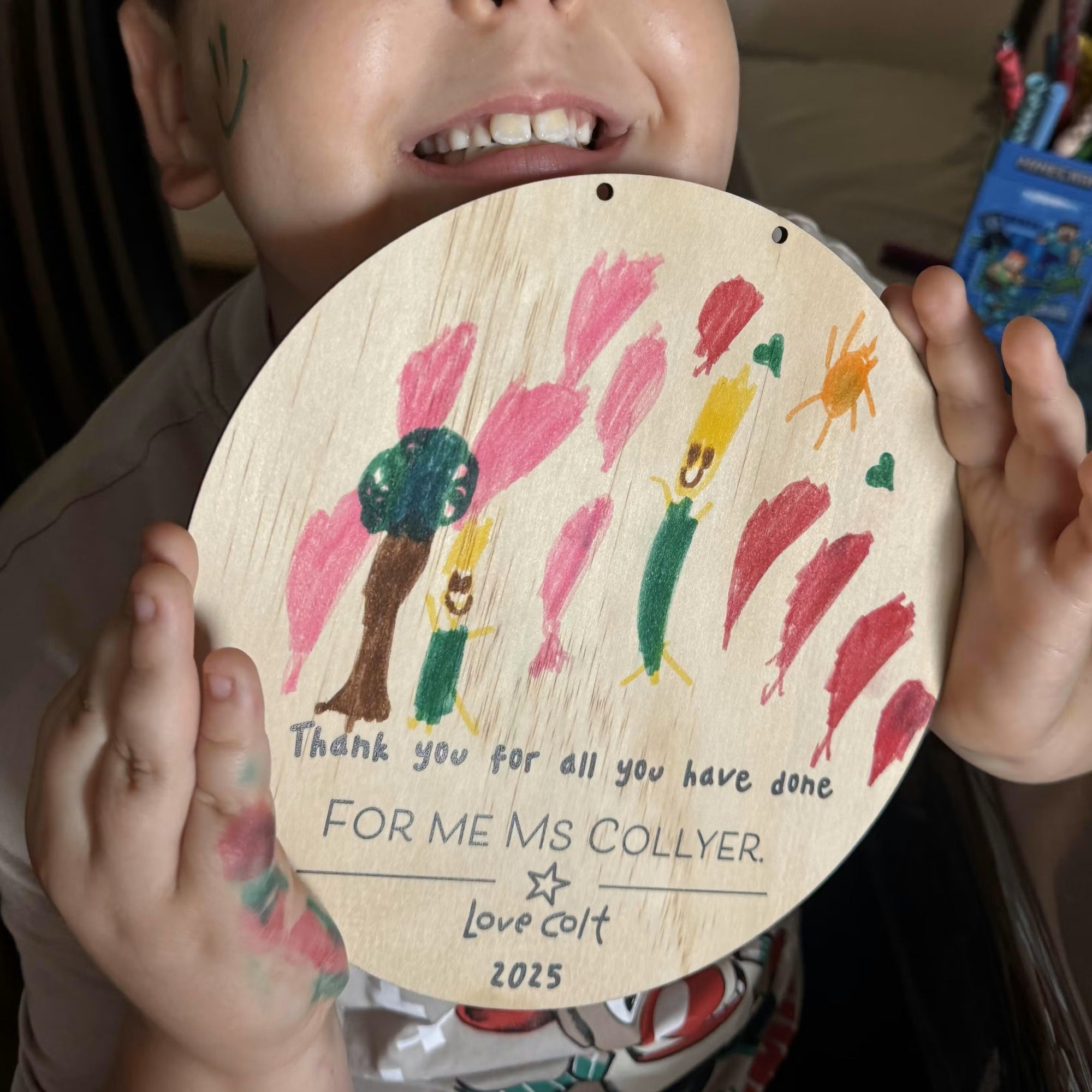 teacher gift thank you plaque