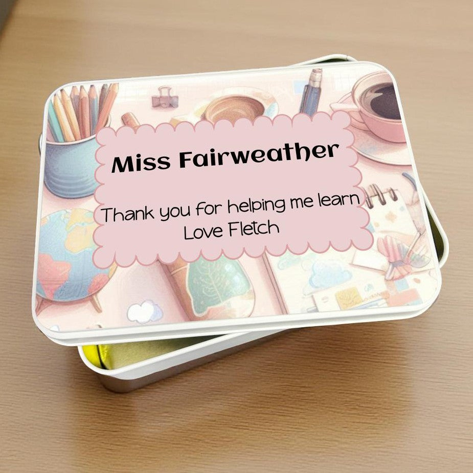 Teacher Appreciation Gift Tin