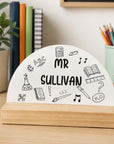 teacher desk sign

