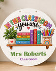 personalised classroom sign