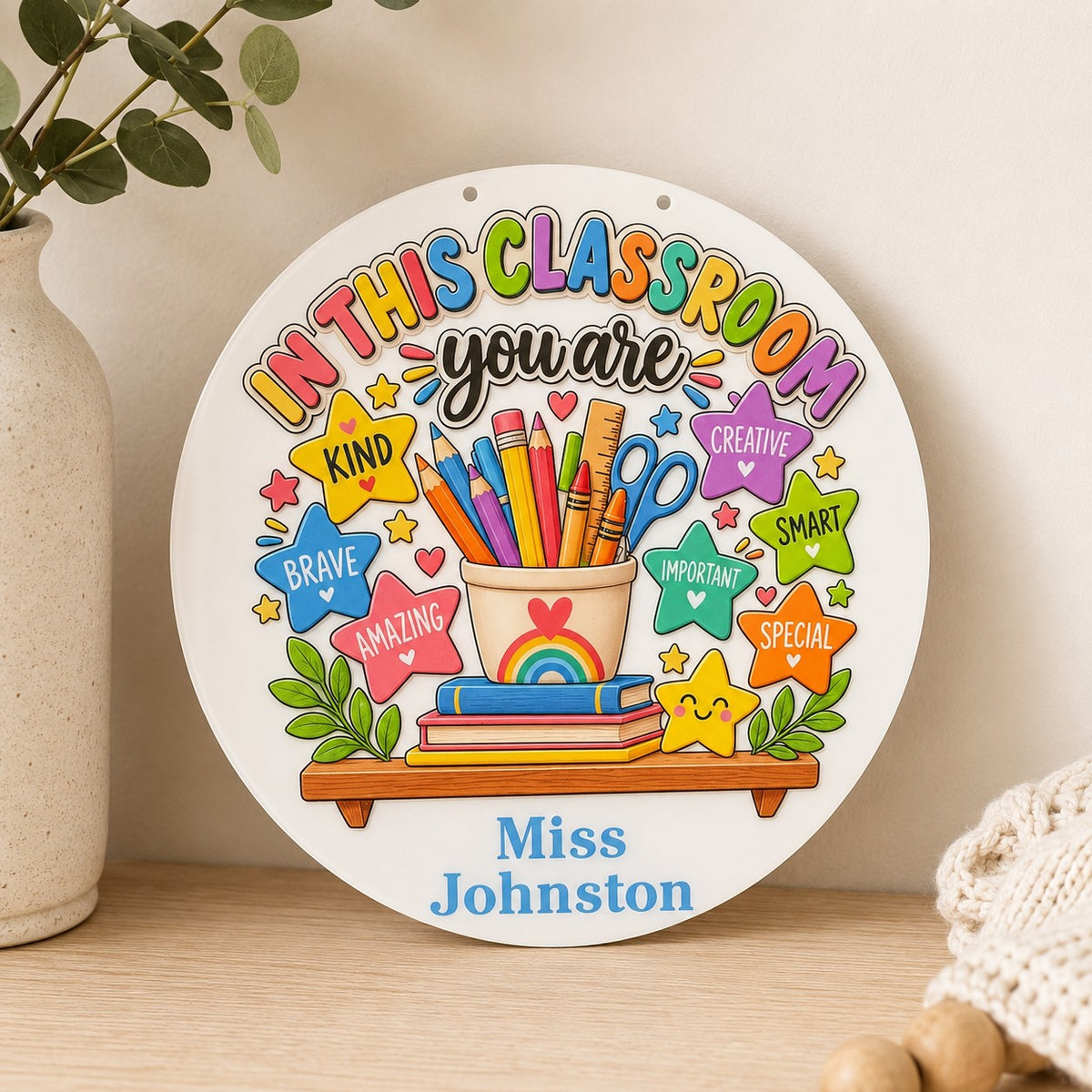 Teacher gifts sign