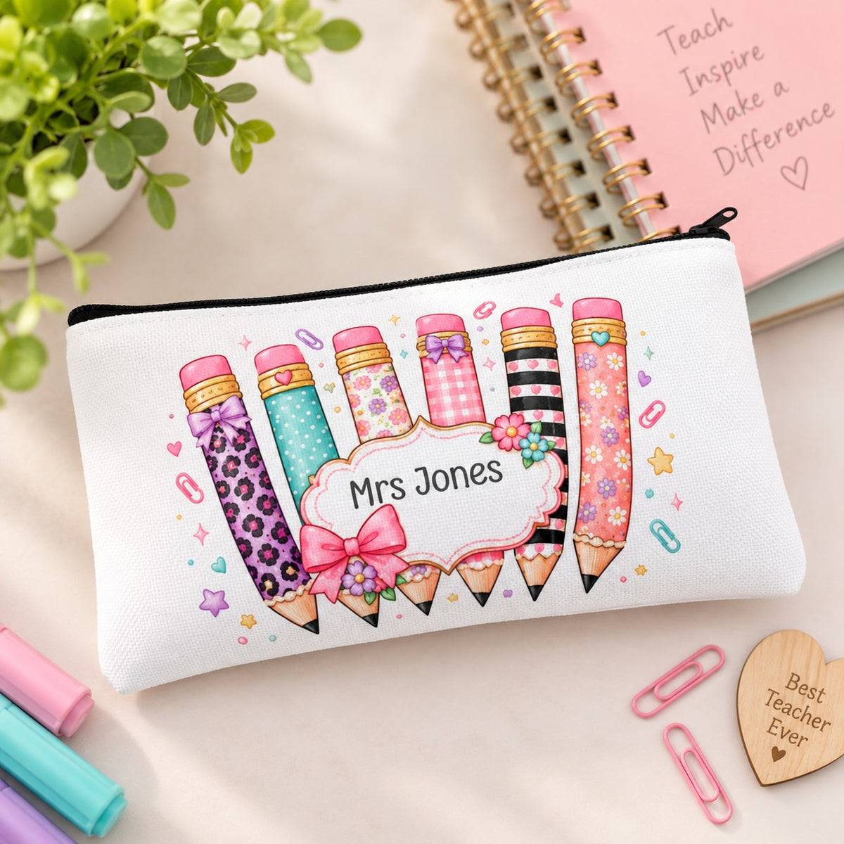 teacher gift pencil case