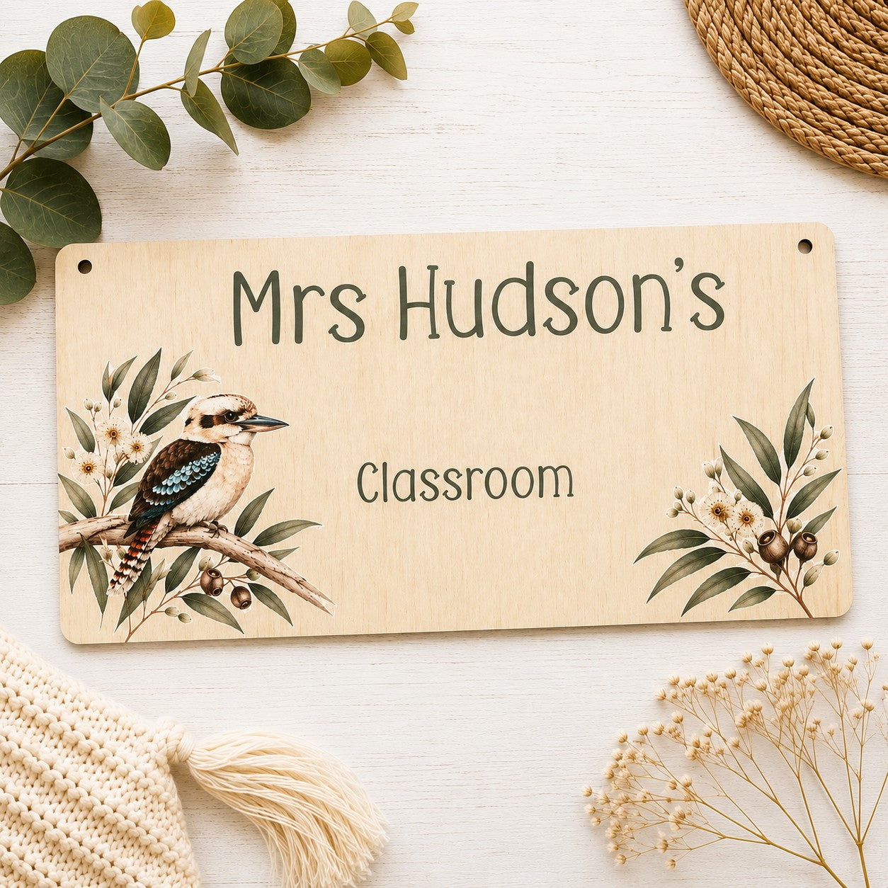 Teacher door sign