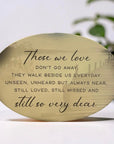 memorial gift plaque