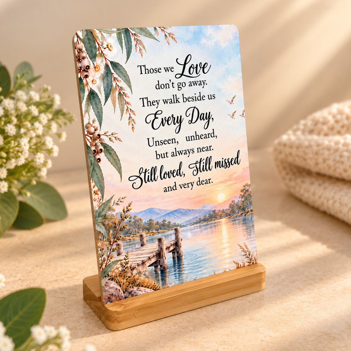 those we love memorial plaque