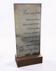 those we love plaque