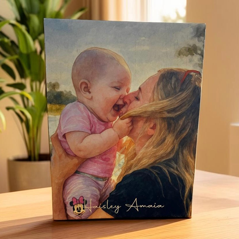 watercolour portrait