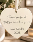 custom wording ornament