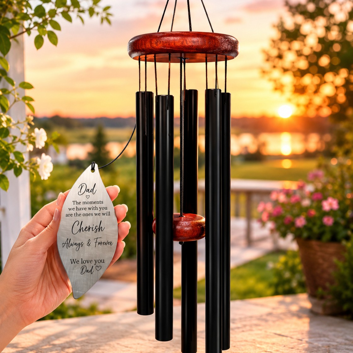 personalised windchimes for dad