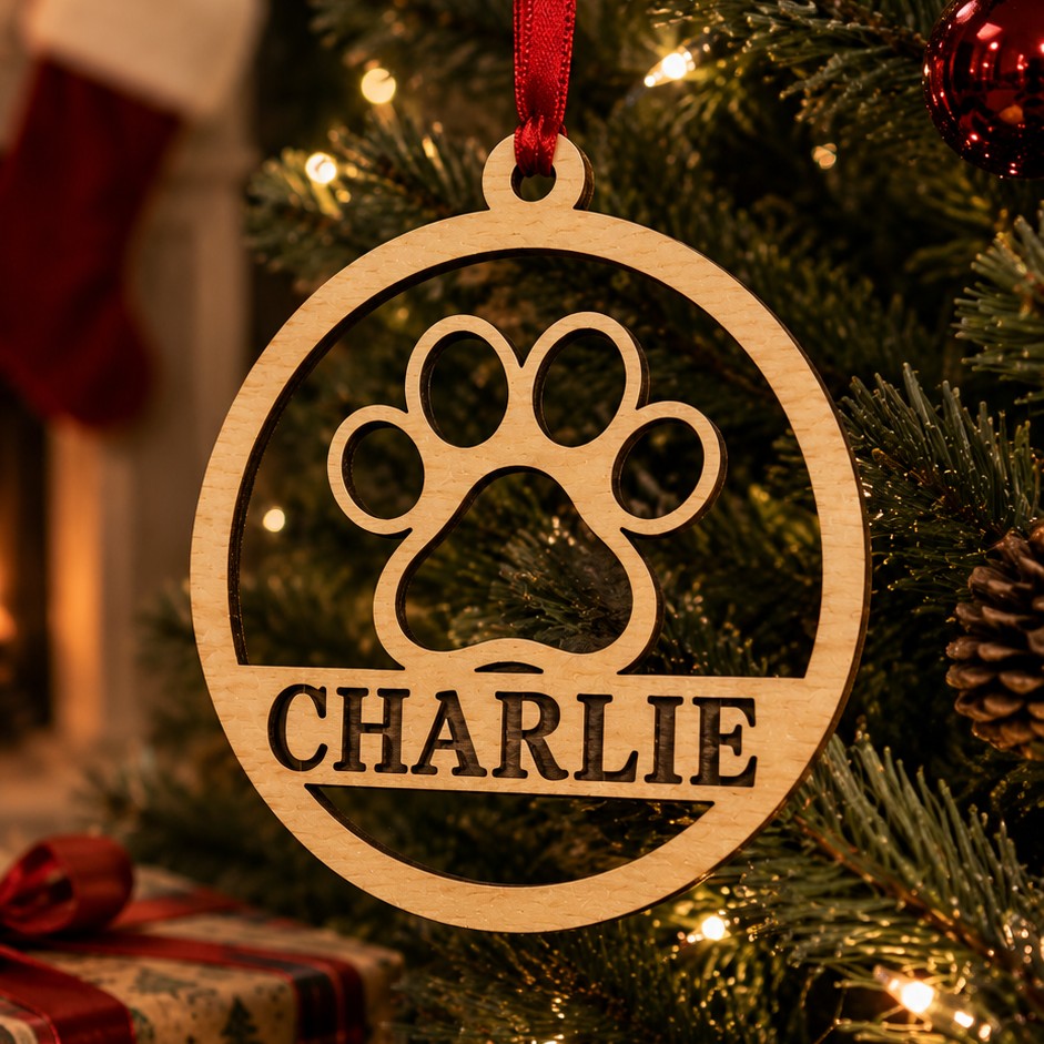 Wooden Pet Ornament