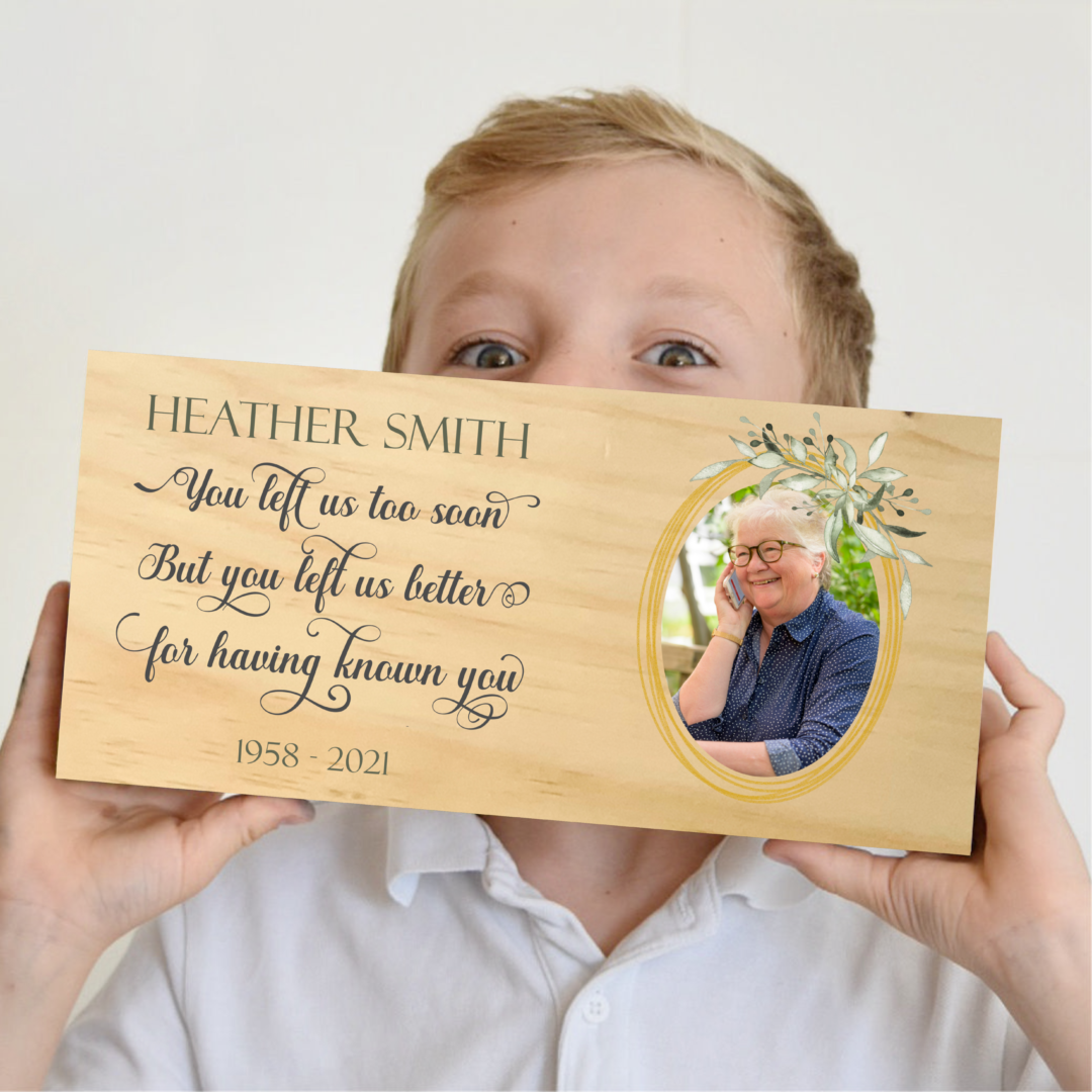 Memorial Plaque, Sympathy Gift