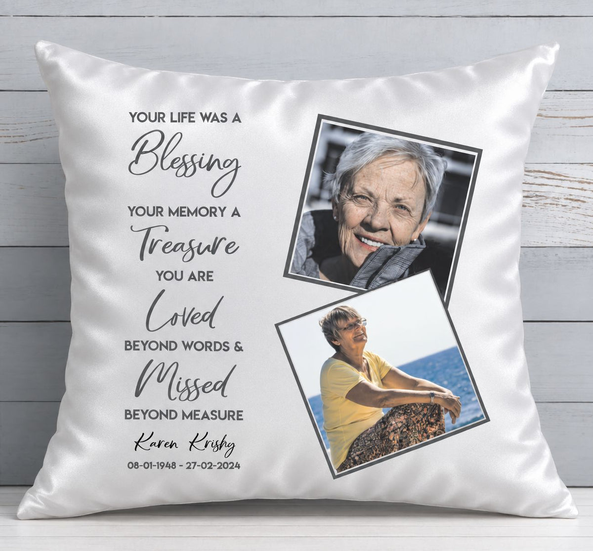 memorial cushion